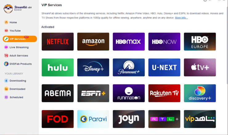 StreamFab 6.1.8.4 视频下载工具 支持Amazon Prime、Netflix、Disney+ 高速下载-1